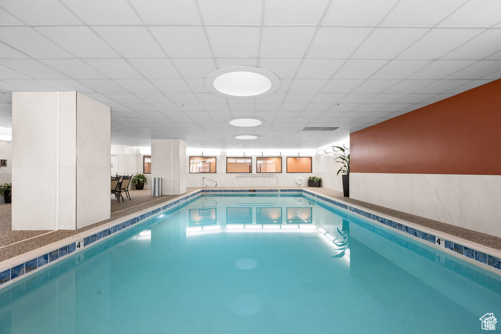 View of indoor community pool