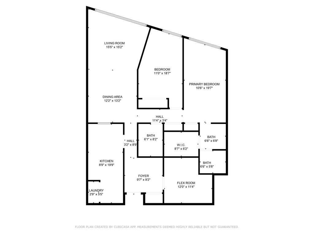 View of room layout