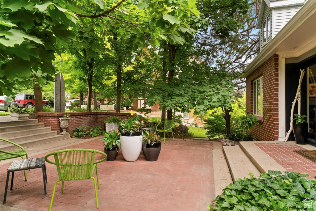 View of patio