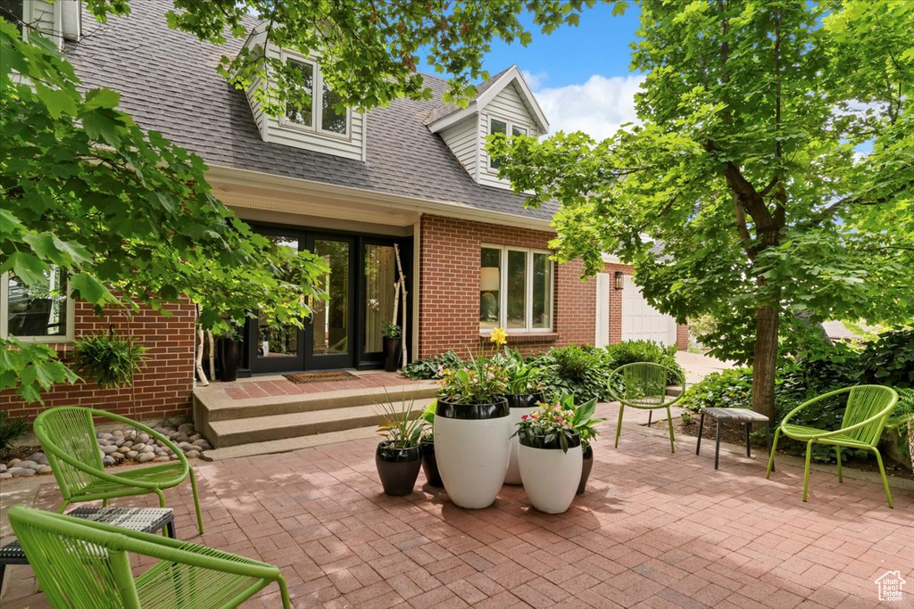 View of patio / terrace with french doors