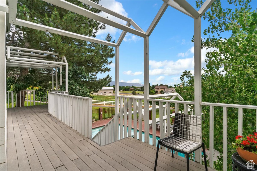 View of deck