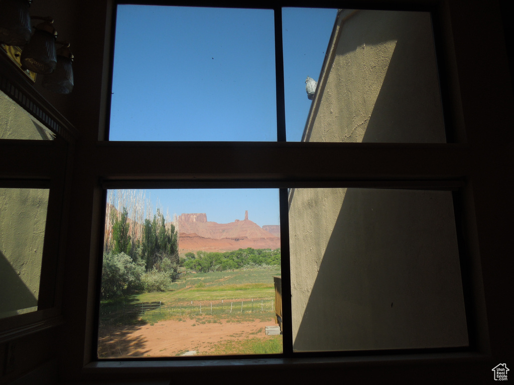 Detailed view of mountains