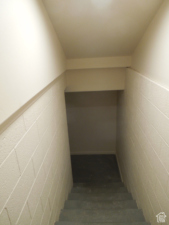 View of stairs