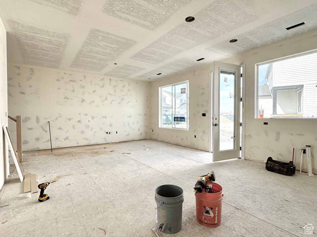 Spare room with plenty of natural light