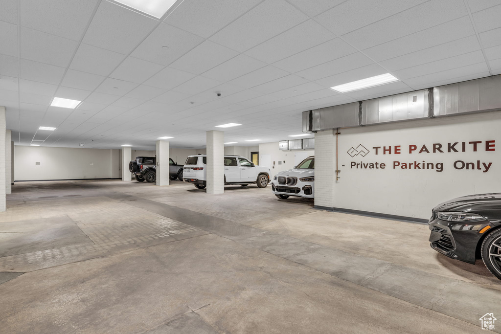 View of parking deck