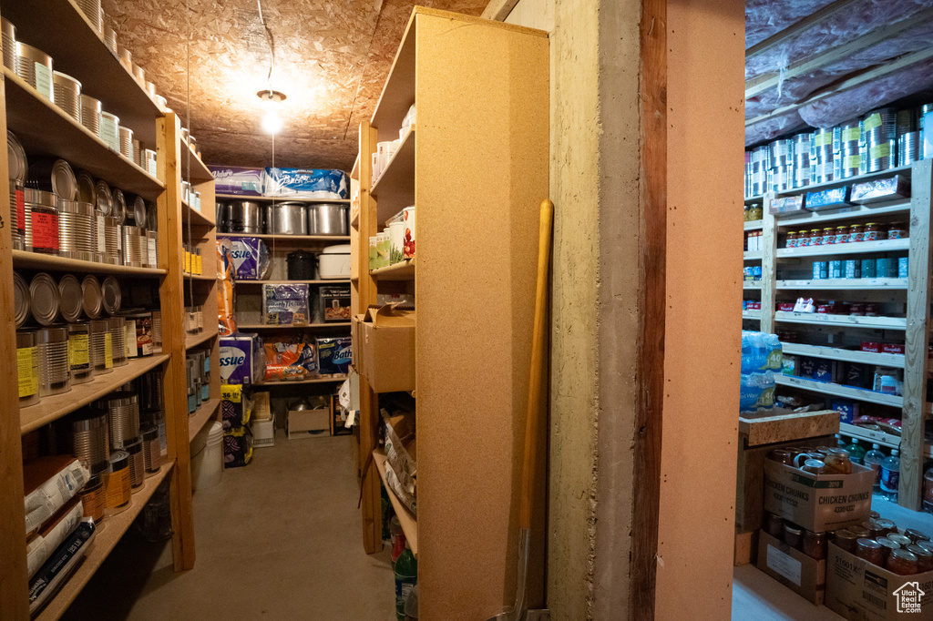 View of storage room