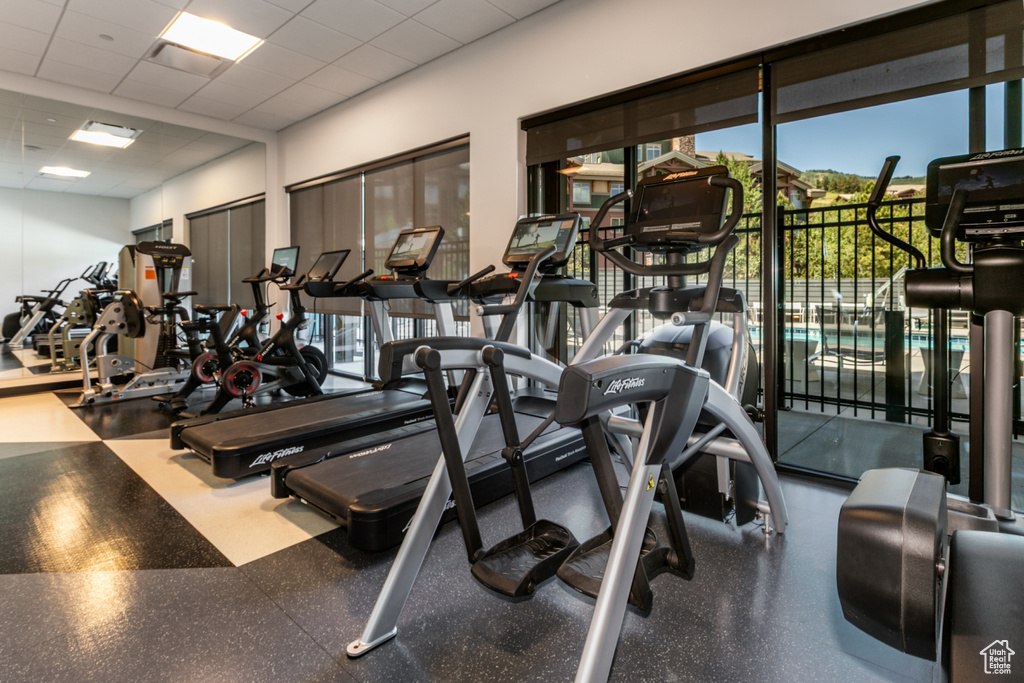View of gym