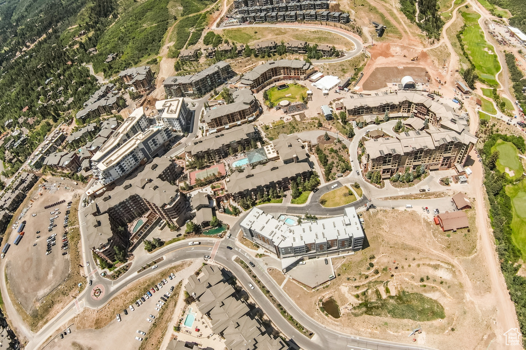 Aerial view of property and surrounding area