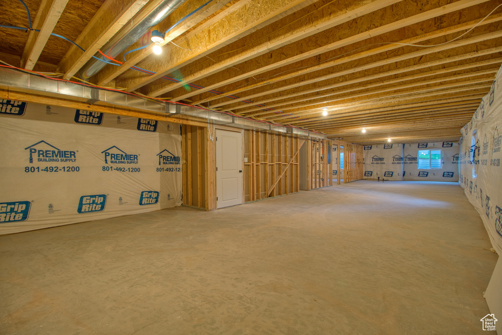 View of basement