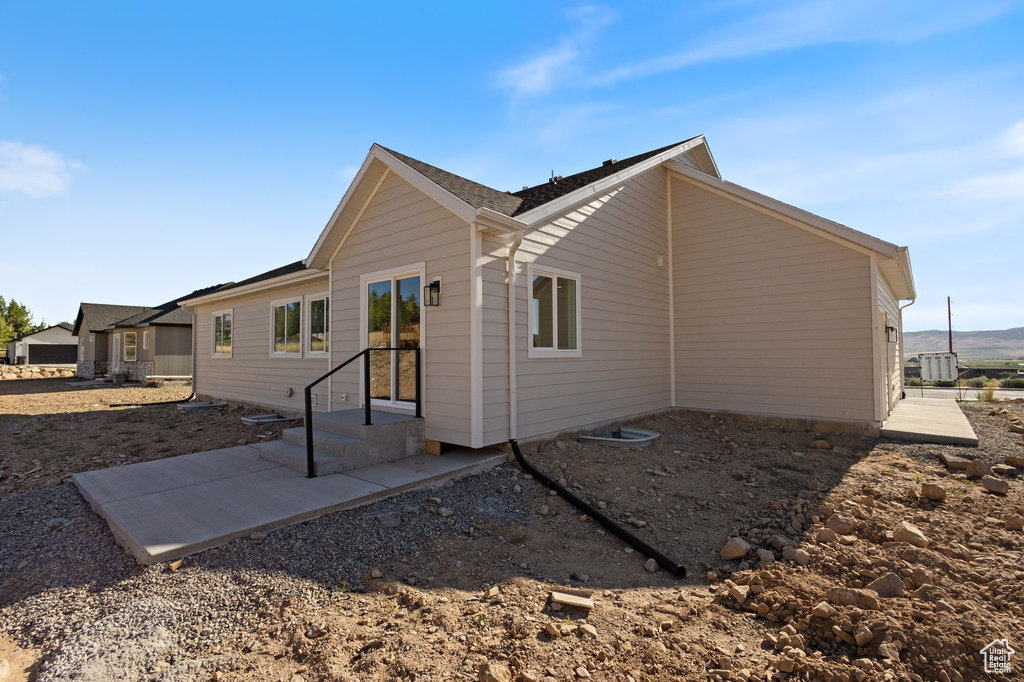 Back of property