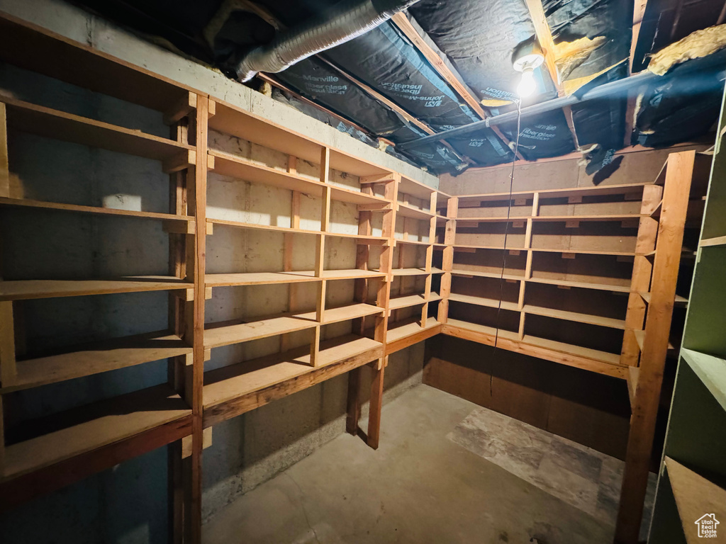 View of storage area