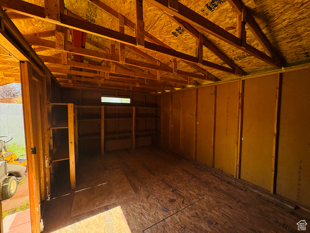 View of basement