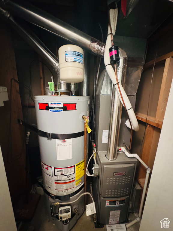 Utilities featuring secured water heater