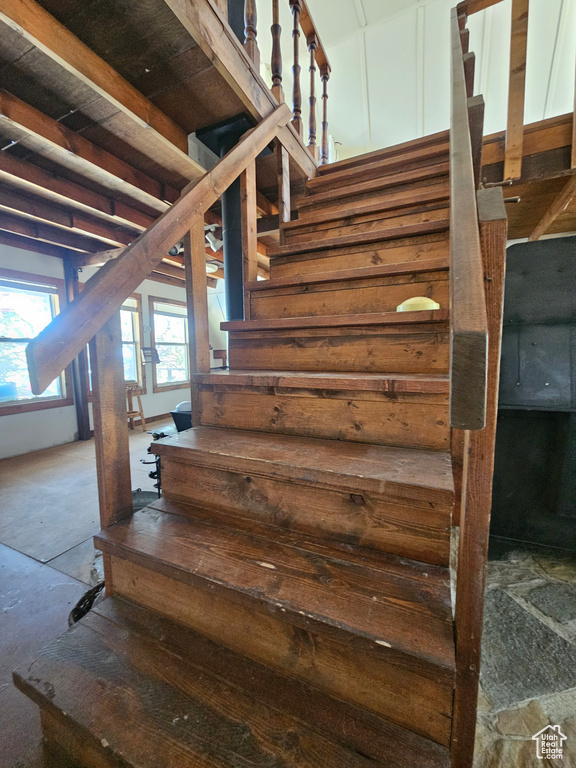 View of stairs