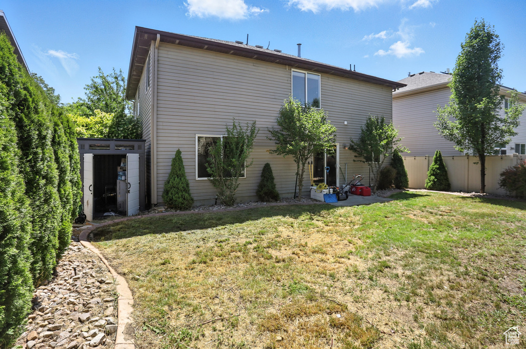 Back of property