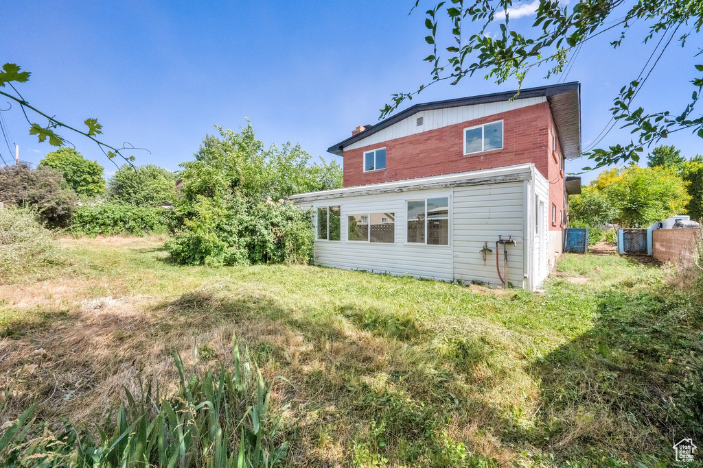 Back of property