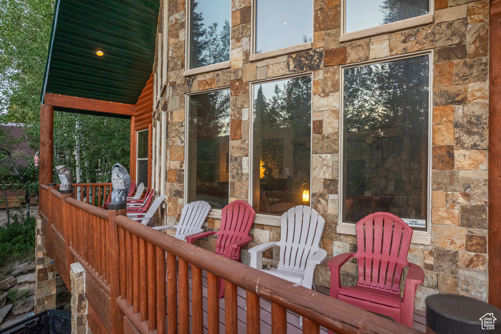 View of patio