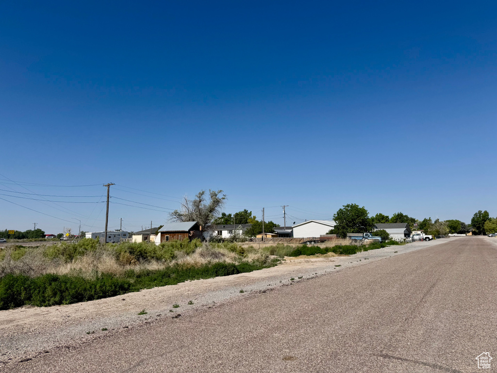 View of asphalt street