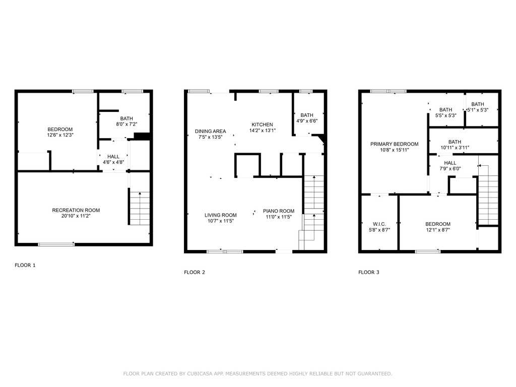 View of room layout