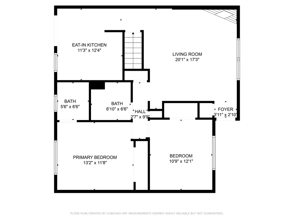 View of room layout