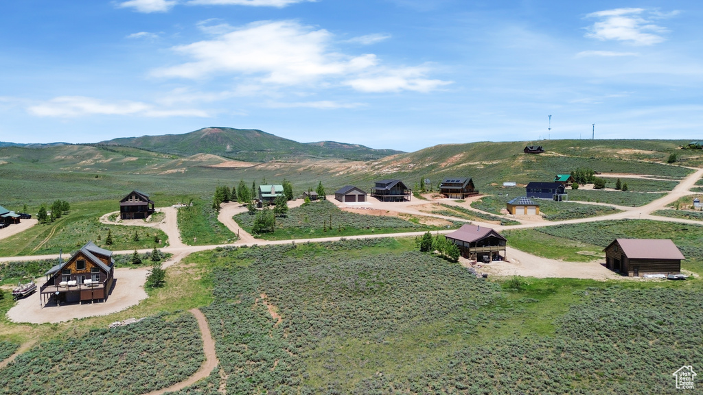 Mountain view featuring rural landscape