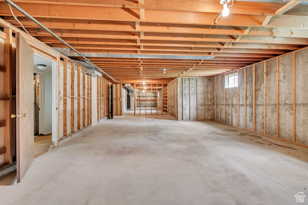 View of basement