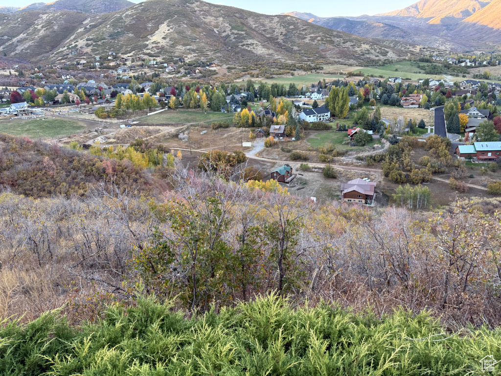 View of mountain background