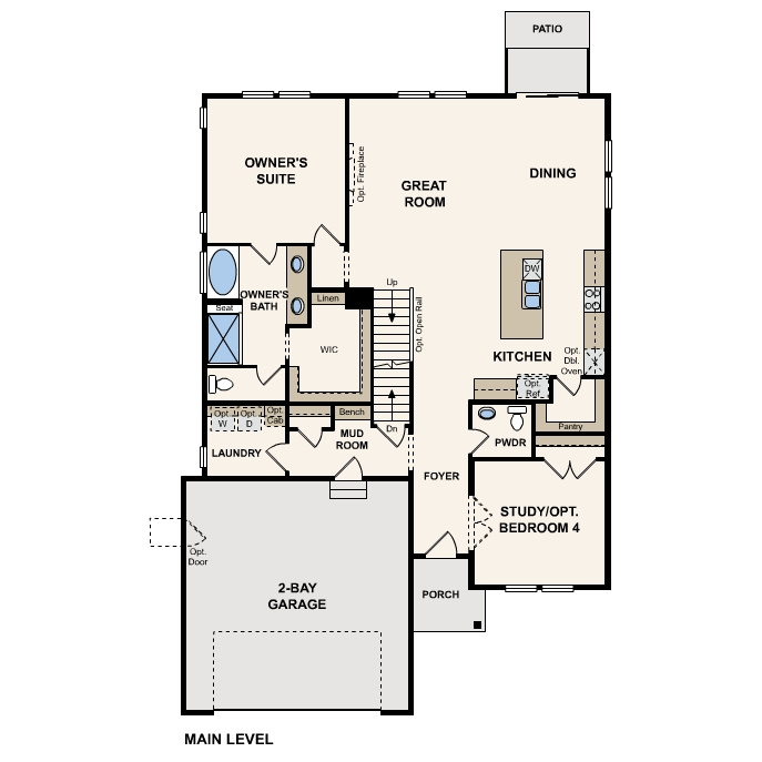 View of room layout