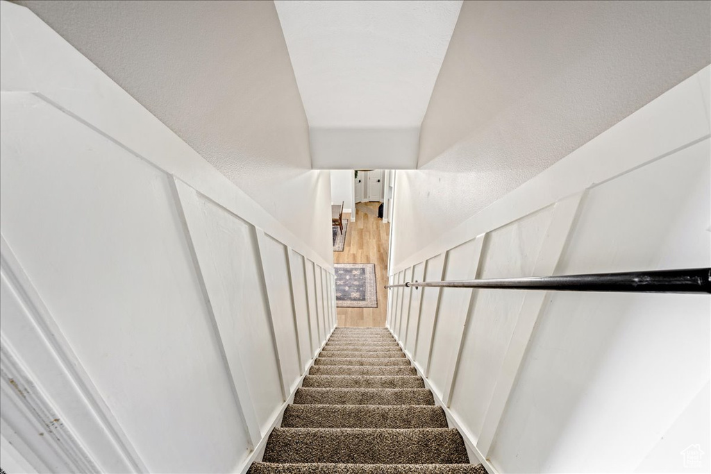 View of stairway