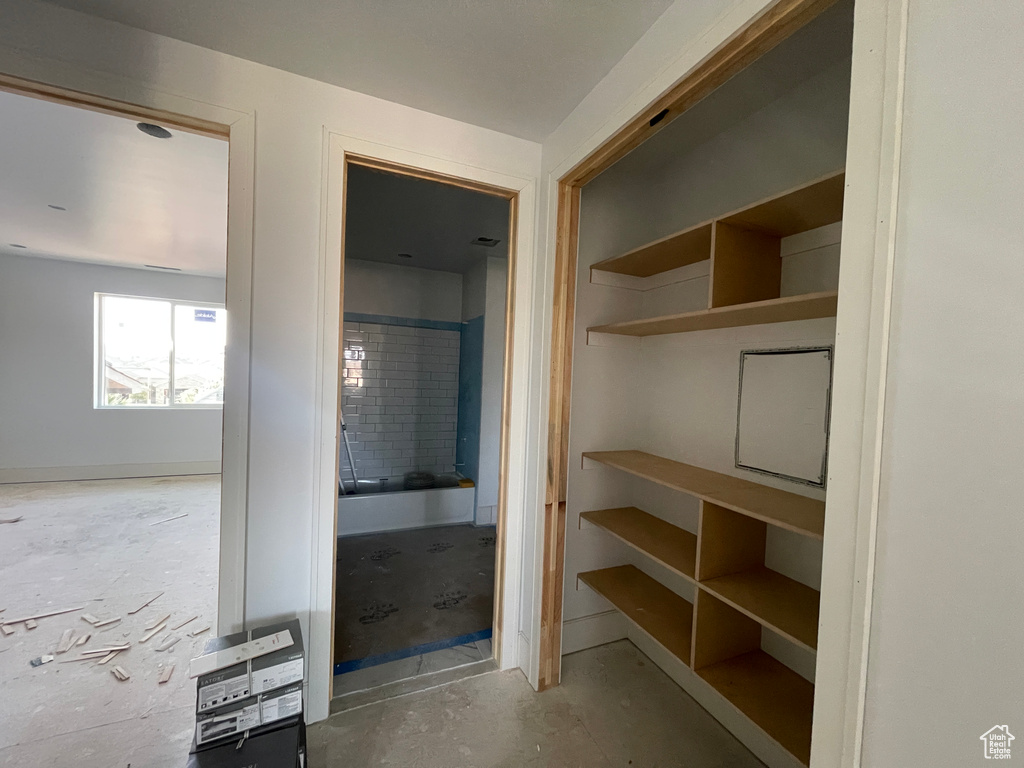 View of closet