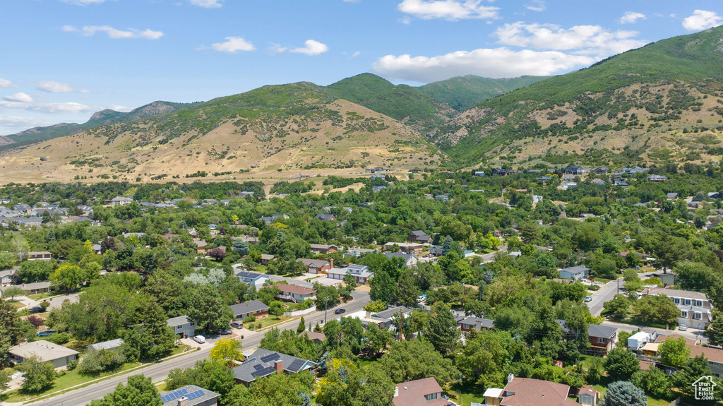 Bird's eye view of mountains