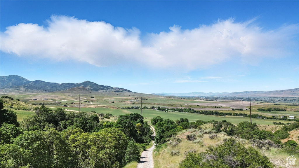 View of mountain background