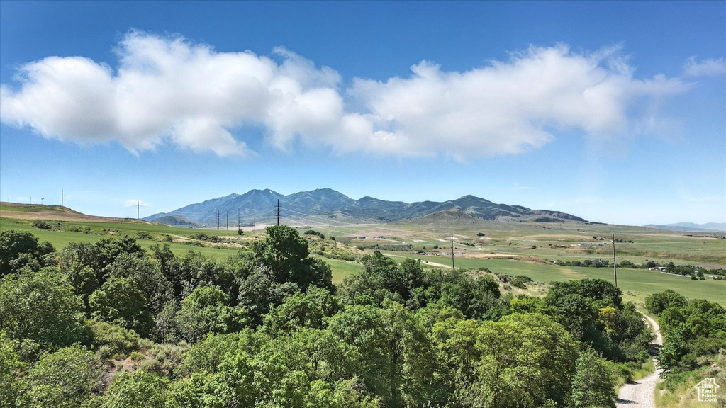 Mountain view featuring rural landscape