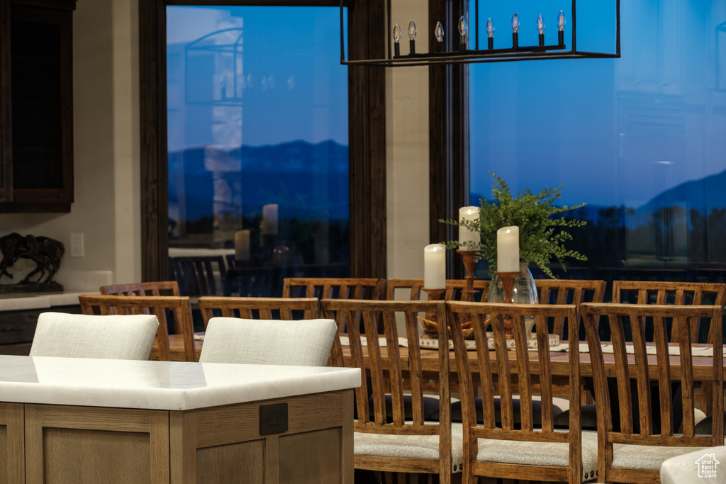 View of dining room