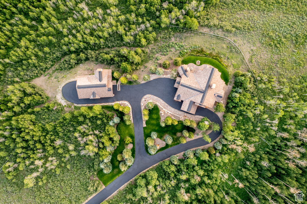 Aerial view of property's location