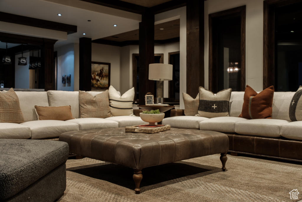 Lobby featuring recessed lighting