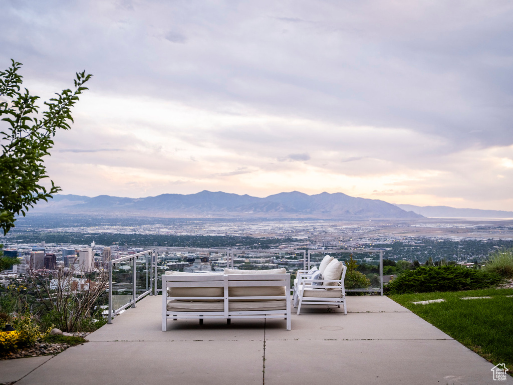 View of mountain backdrop