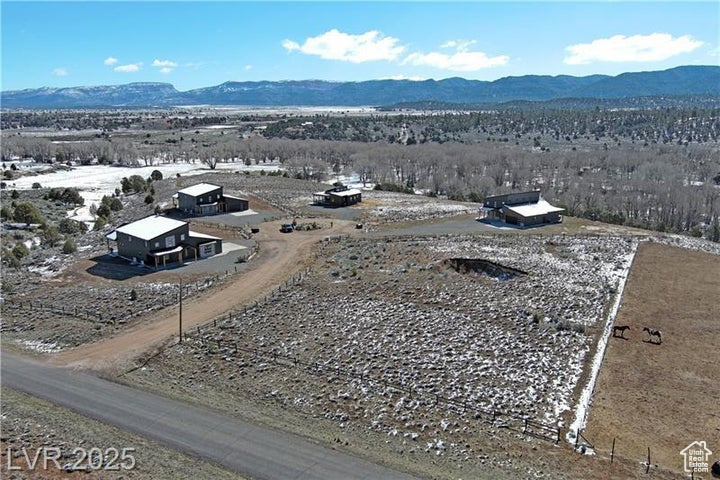 Drone / aerial view of mountains