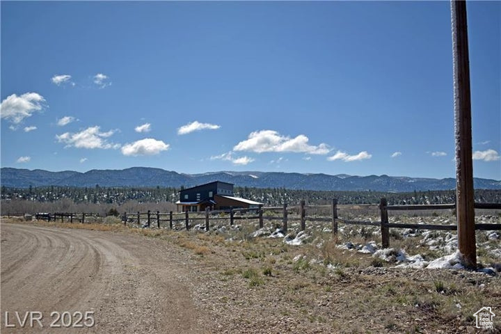 Mountain view featuring rural landscape
