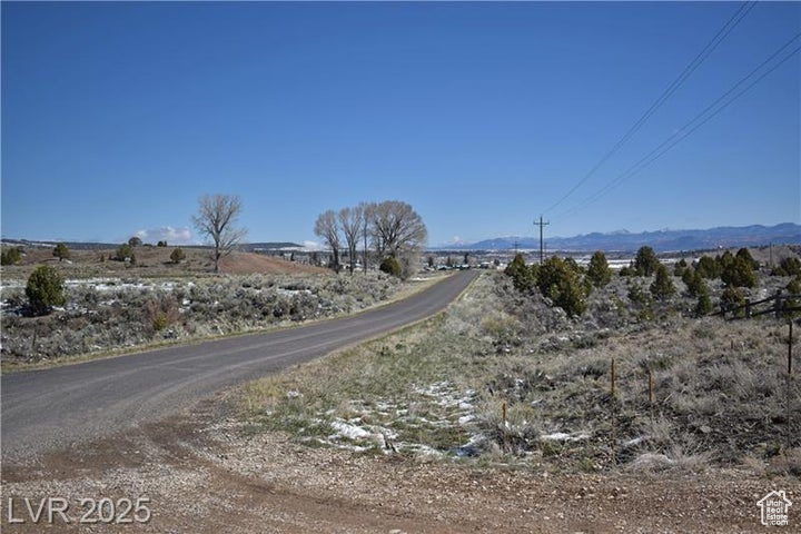 View of street featuring a mountain view