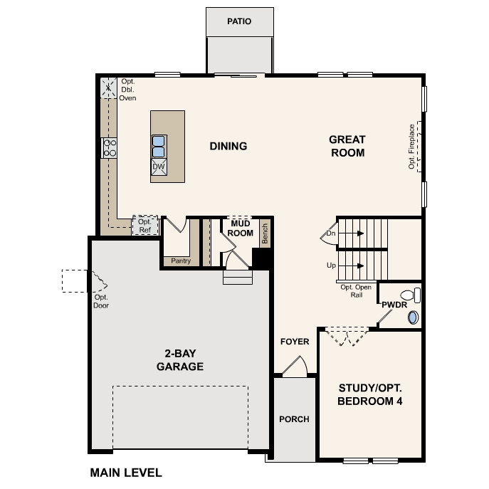 View of home floor plan