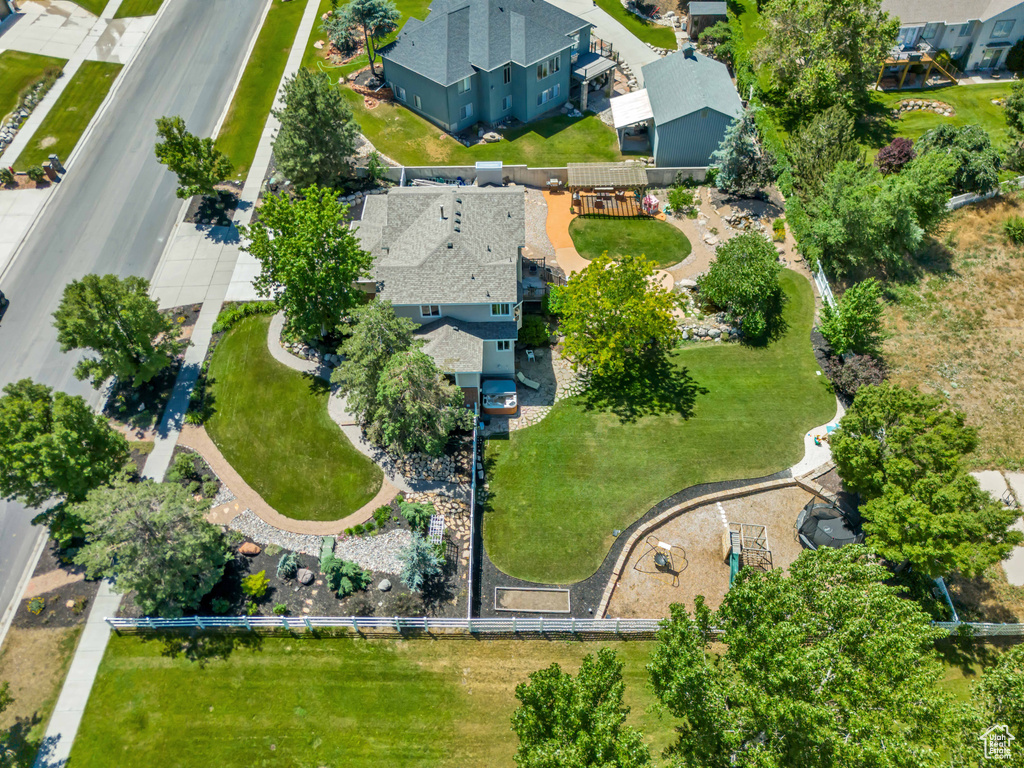 Aerial overview of property\'s location