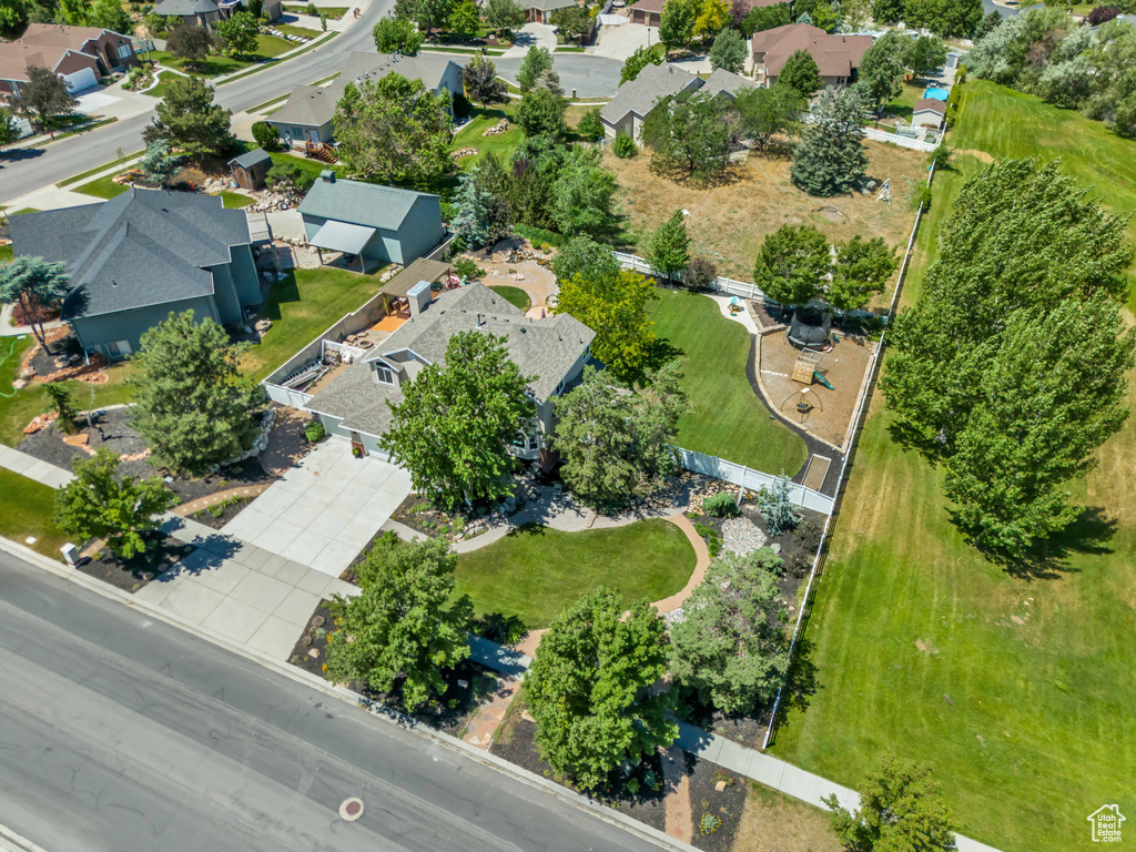 View of property location with nearby suburban area