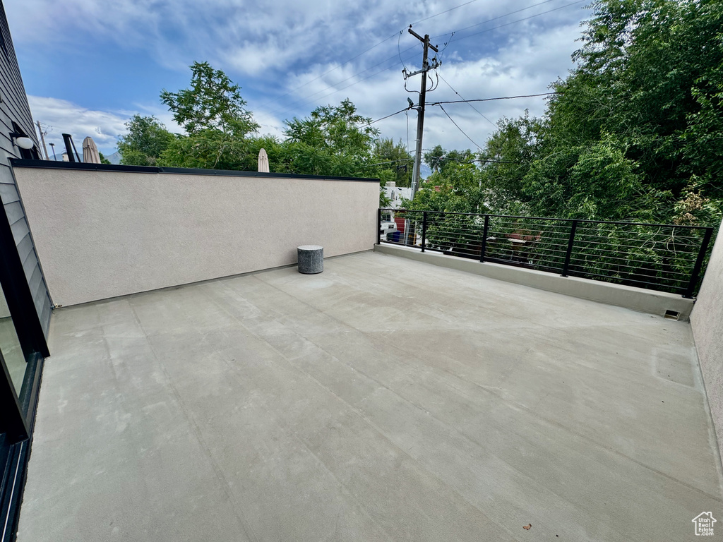 View of patio