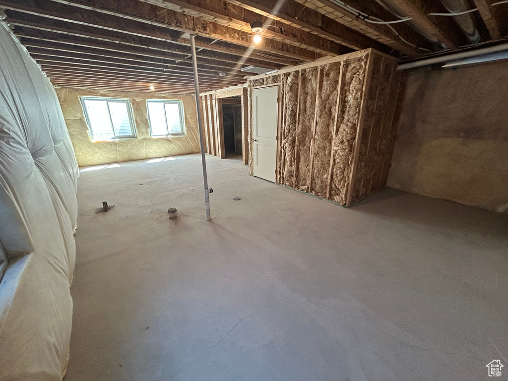 View of basement