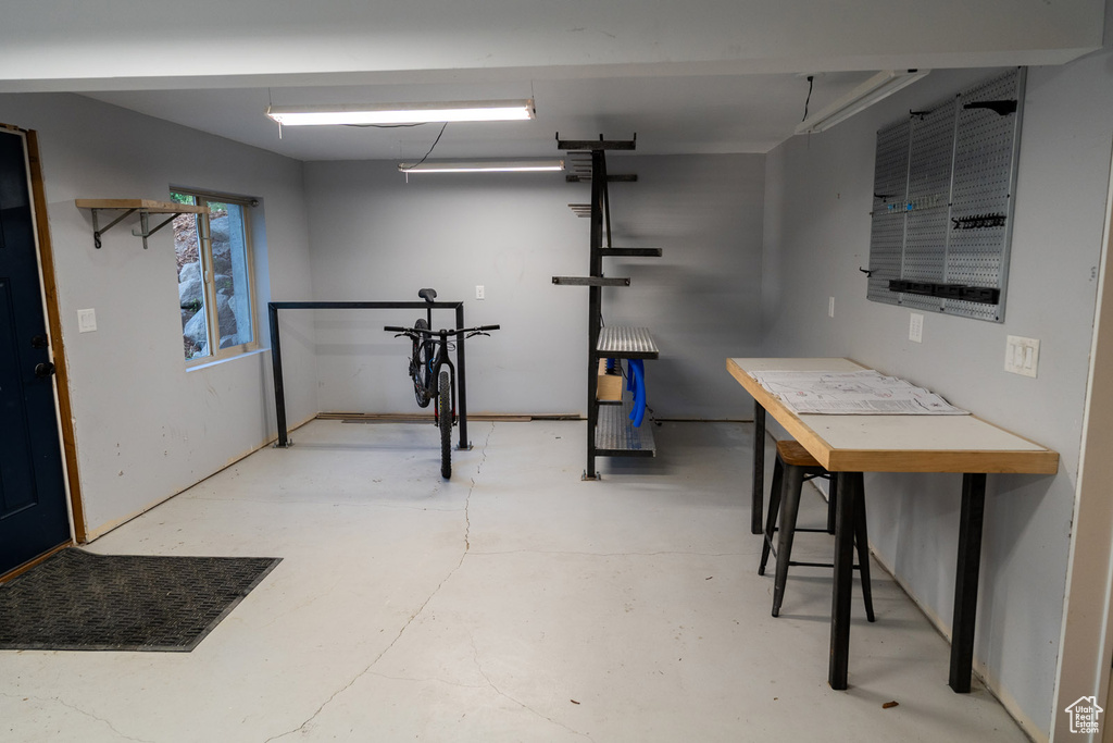 View of basement