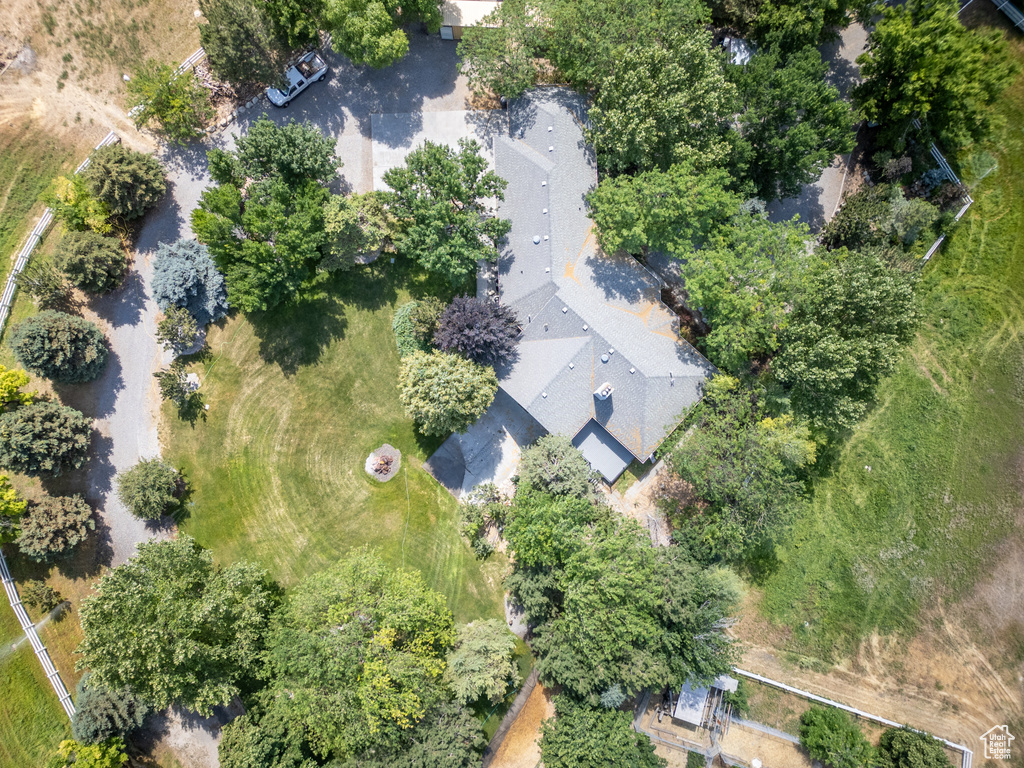 Aerial overview of property's location