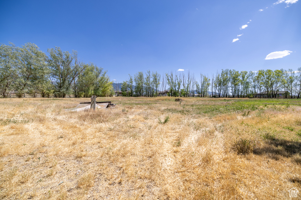 View of undeveloped land with rural landscape