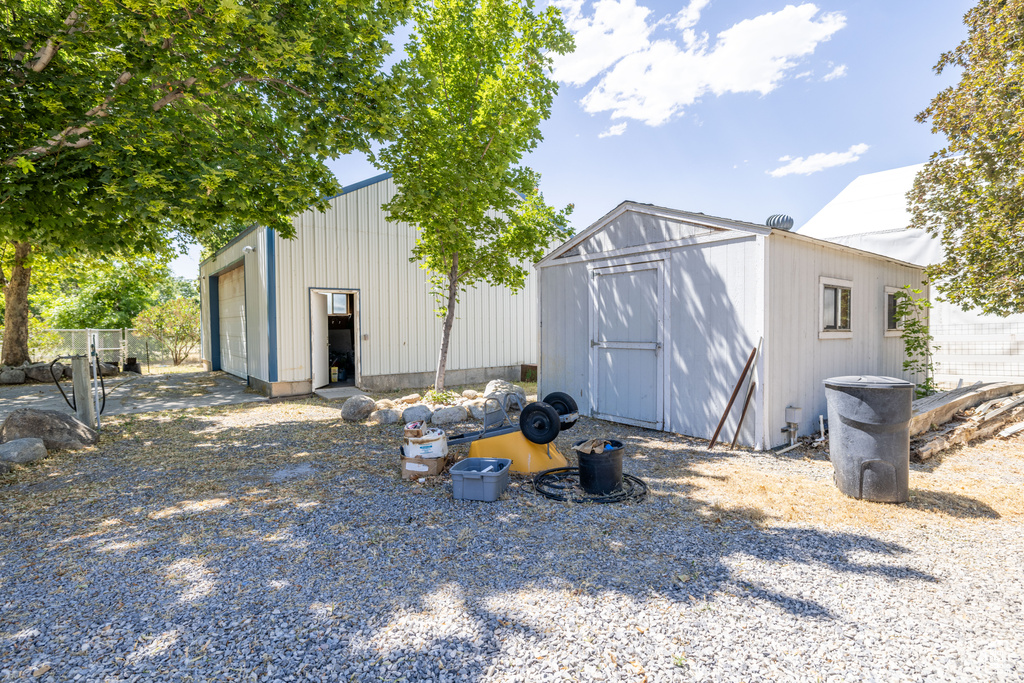 View of outbuilding