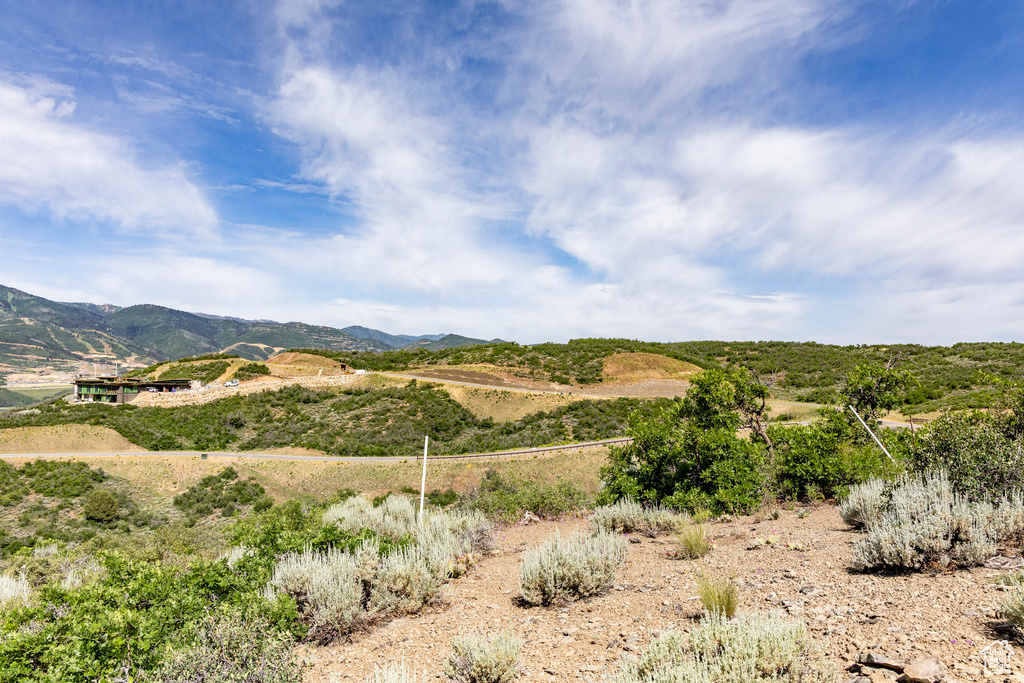 View of mountain backdrop